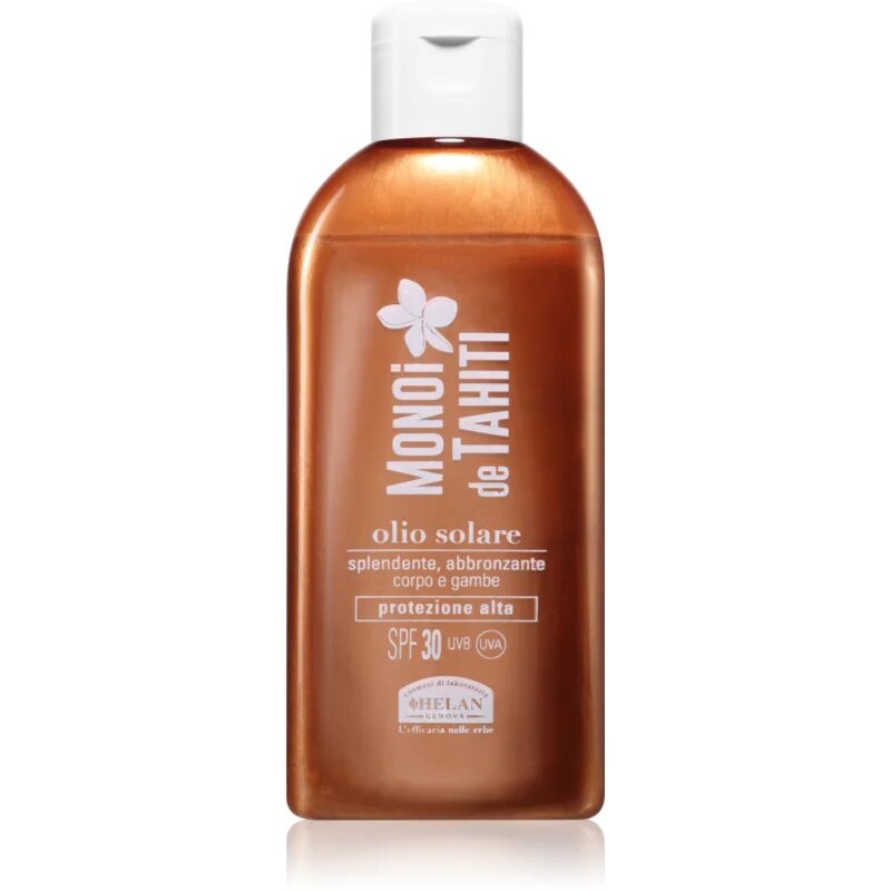 Helan MONOÏ de TAHITI Shiny Suntan Oil SPF30 védő olaj napozáshoz SPF 30 150 ml