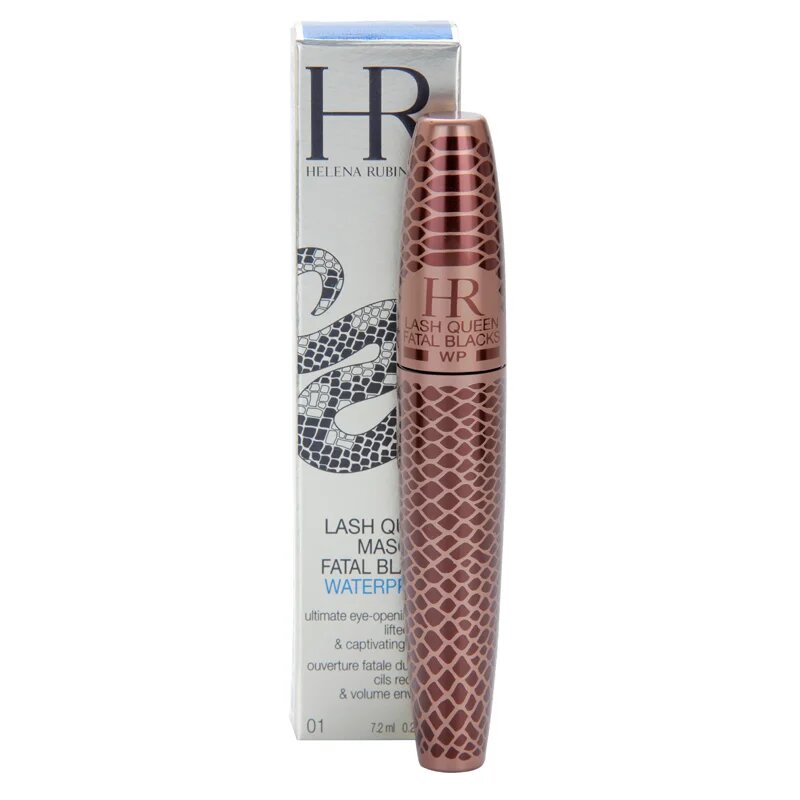 Helena Rubinstein Lash Queen Fatal Blacks Waterproof szempillaspirál a dús pillákért vízálló árnyalat 01 Magnetic Black 7.2 ml
