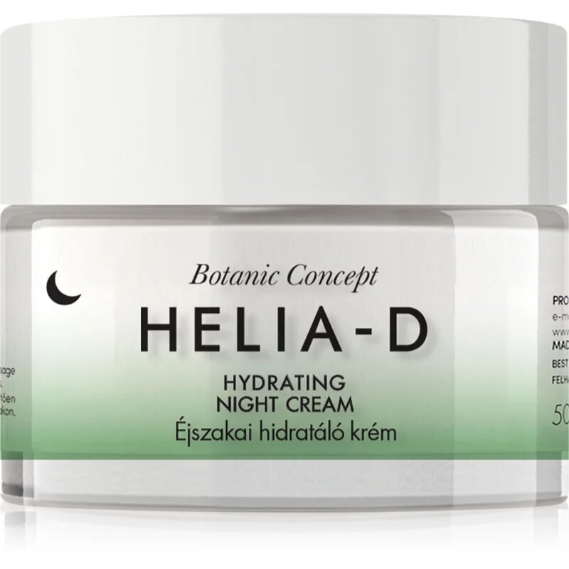 Helia-D Botanic Concept hidratáló éjszakai krém 50 ml