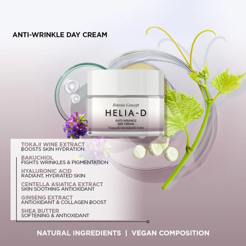 Helia-D Botanic Concept nappali krém a ráncok ellen 50 ml