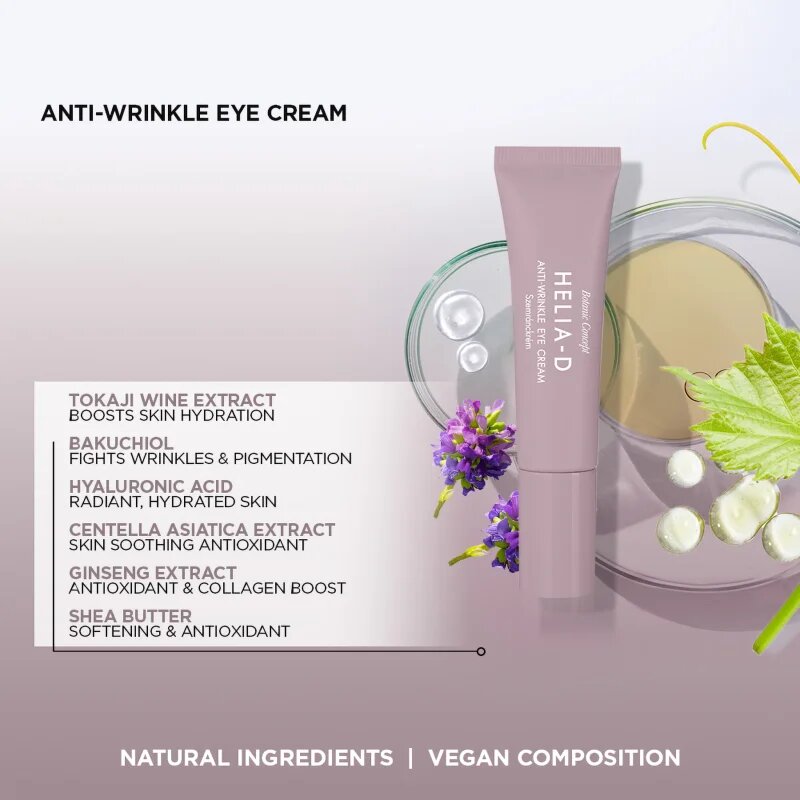 Helia-D Botanic Concept szemkrém a ráncok ellen 15 ml