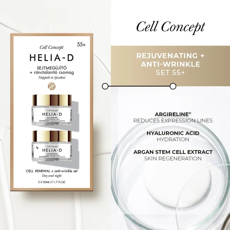 Helia-D Cell Concept takarékos kiszerelés a bőr fiatalításáért