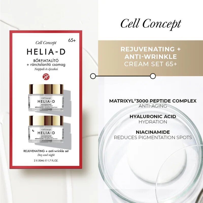 Helia-D Cell Concept takarékos kiszerelés a ráncok ellen 65+