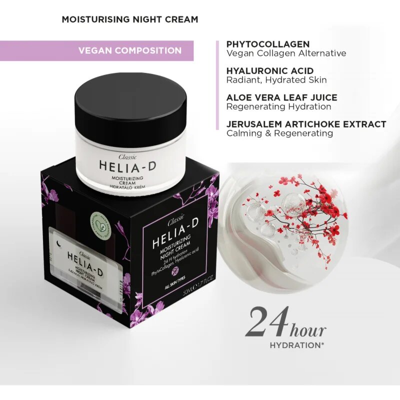 Helia-D Classic hidratáló éjszakai krém 50 ml