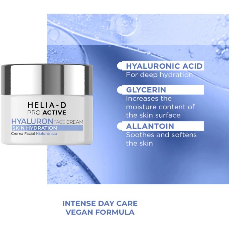 Helia-D Pro Active Hyaluron hidratáló krém 50 ml