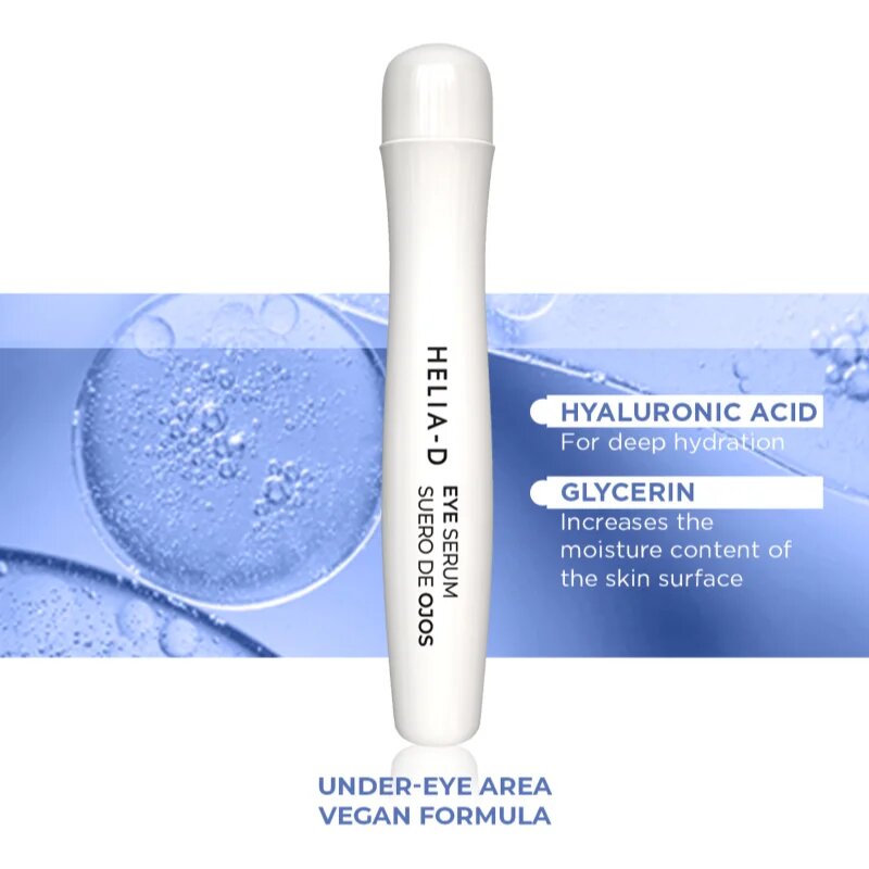 Helia-D Pro Active szérum szemre hialuronsavval 15 ml