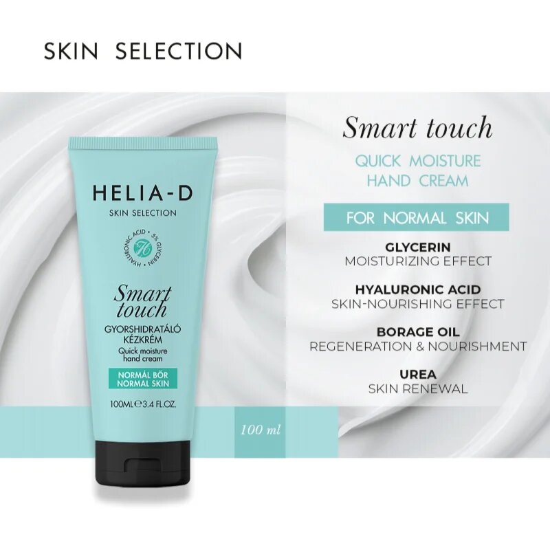 Helia-D Skin Selection hidratáló kézkrém normál bőrre 100 ml