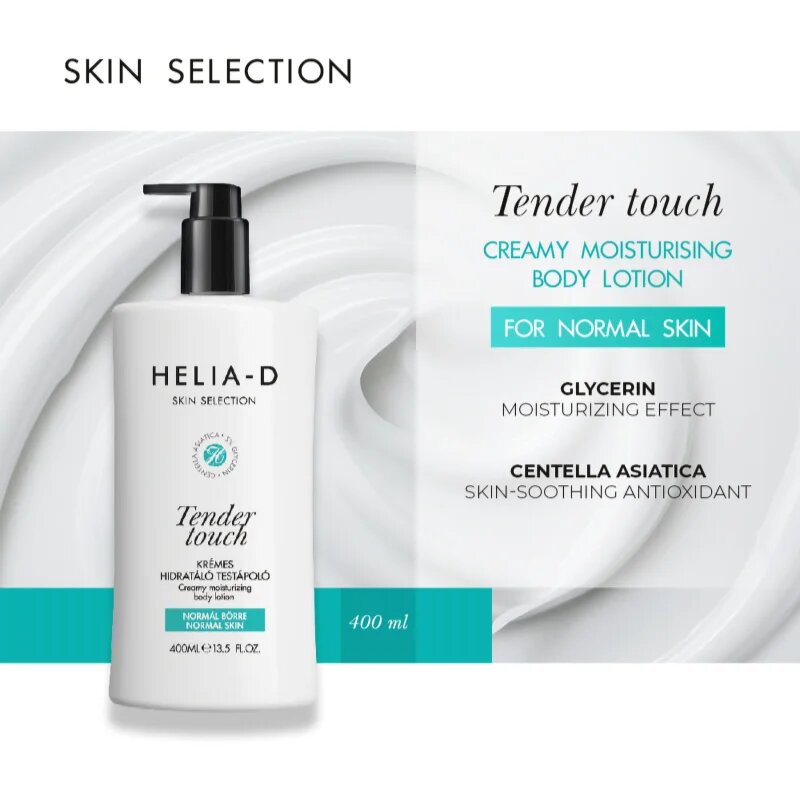 Helia-D Skin Selection hidratáló testkrém normál bőrre 400 ml