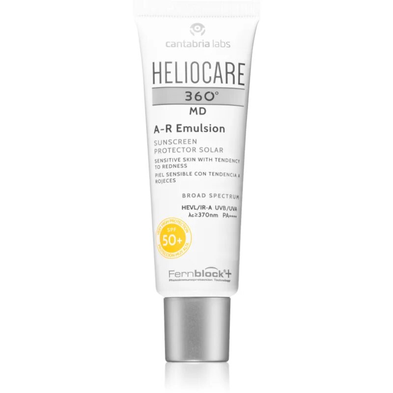 Heliocare 360° MD A-R Emulsion védő emulzió az érzékeny és kipirosodásra hajlamos bőrre SPF 50+ 50 ml