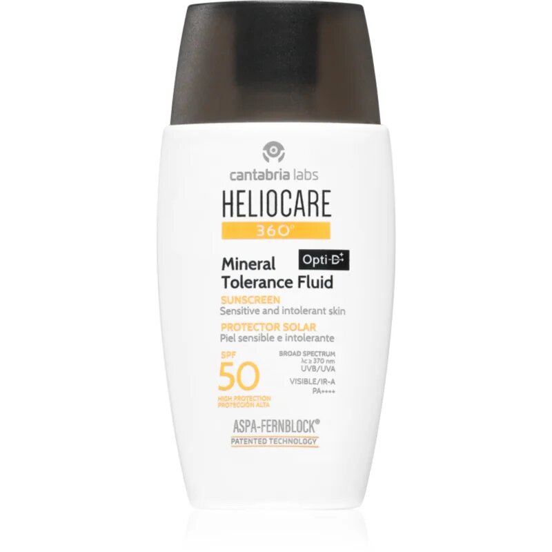 Heliocare 360° Mineral Tolerance Fluid ásványi védő fluid arcra SPF 50 50 ml