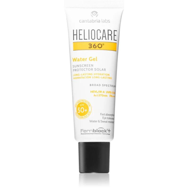 Heliocare 360° Water Gel Sunscreen hidratáló napozó gél SPF 50+ 50 ml