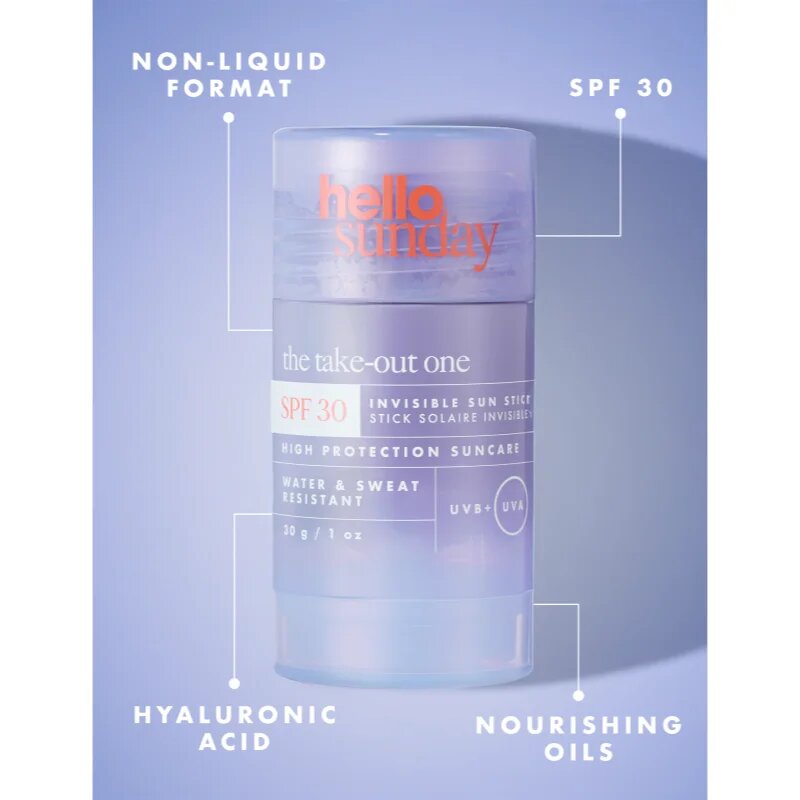 hello sunday the take-out one védő hidratáló stick SPF 30 30 g
