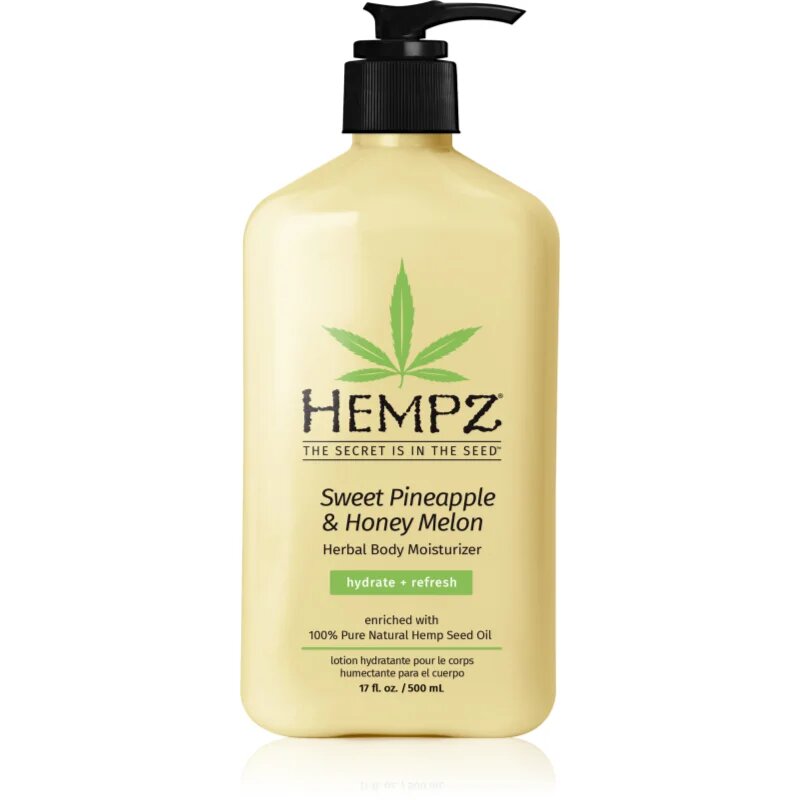 HEMPZ Sweet Pineapple Honey Melon hidratáló testápoló tej 500 ml