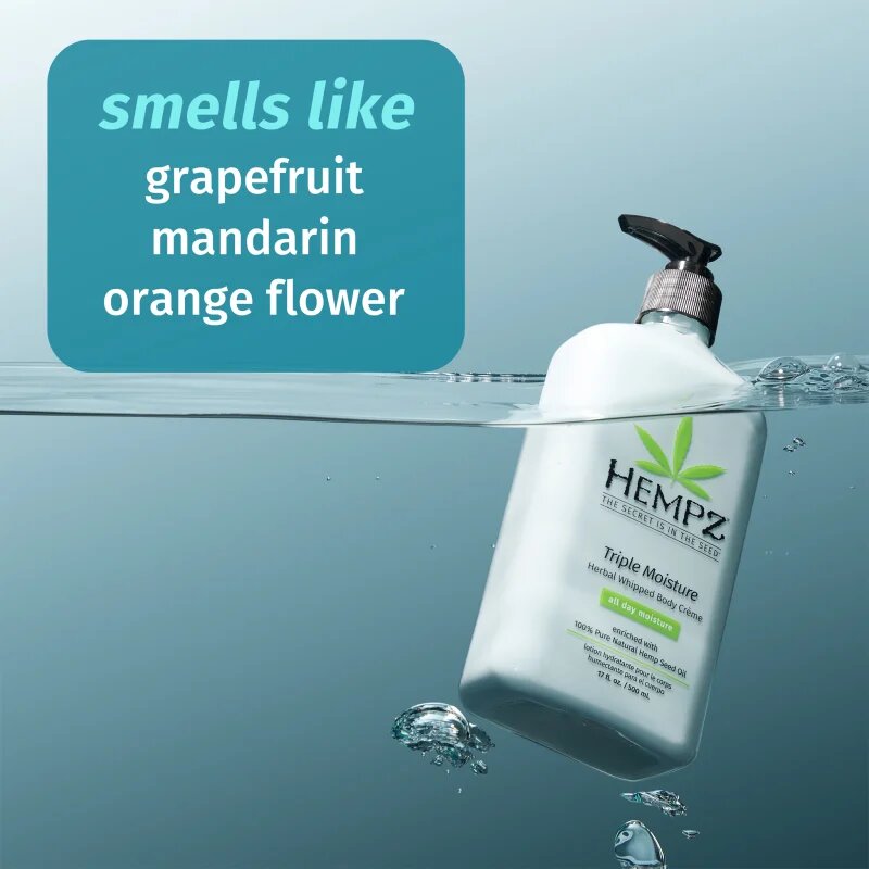 HEMPZ Triple Moisture hidratáló testápoló tej 500 ml