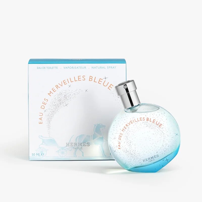 HERMÈS Eau des Merveilles Bleue Eau de Toilette hölgyeknek 50 ml