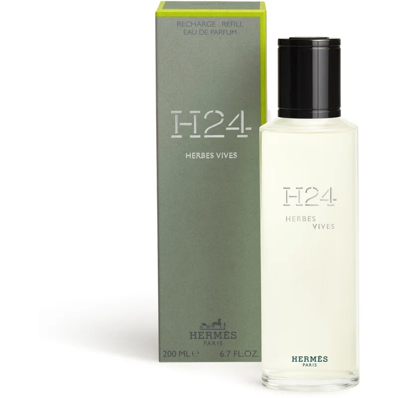 HERMÈS H24 Herbes Vives Eau de Parfum utántöltő uraknak 200 ml