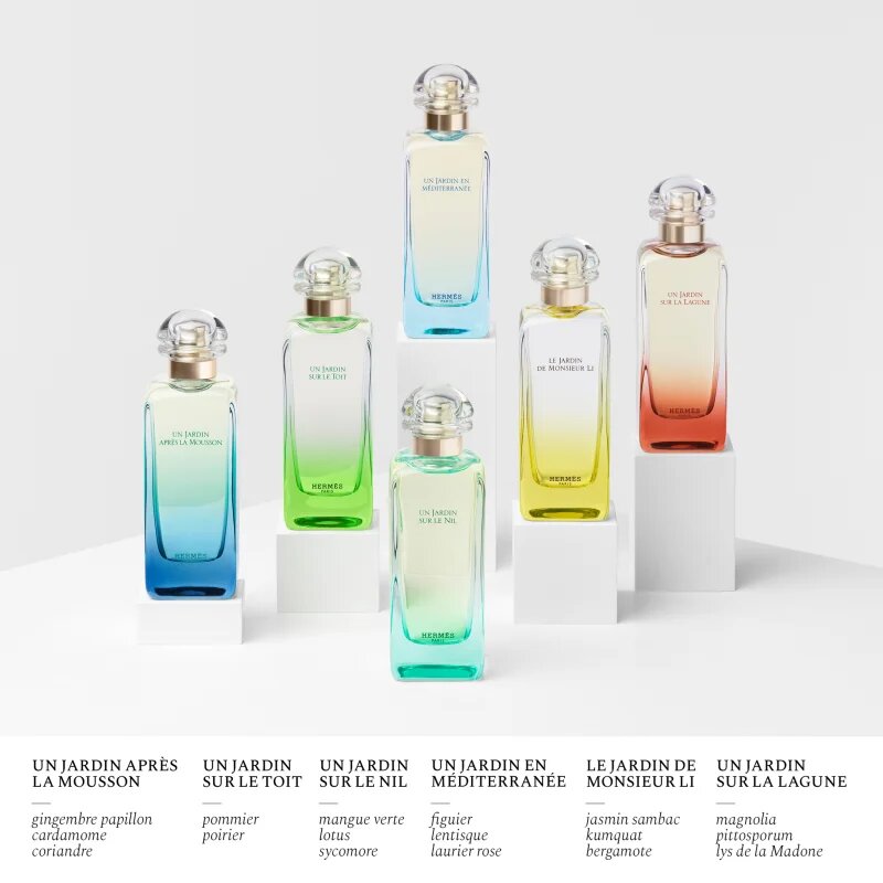 HERMÈS Parfums-Jardins Collection Le Jardin de Monsieur Li Eau de Toilette utántölthető unisex 100 ml