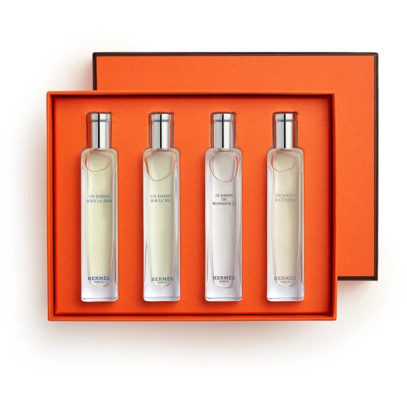 HERMÈS Parfums-Jardins Collection Travel Set utazó szett kozmetikumokra unisex