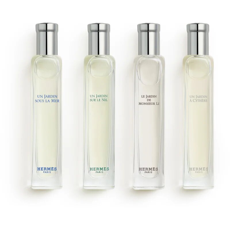 HERMÈS Parfums-Jardins Collection Travel Set utazó szett kozmetikumokra unisex