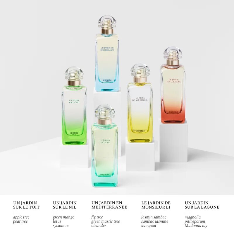 HERMÈS Parfums-Jardins Collection Un Jardin Mediterranée Eau de Toilette utántölthető unisex 50 ml