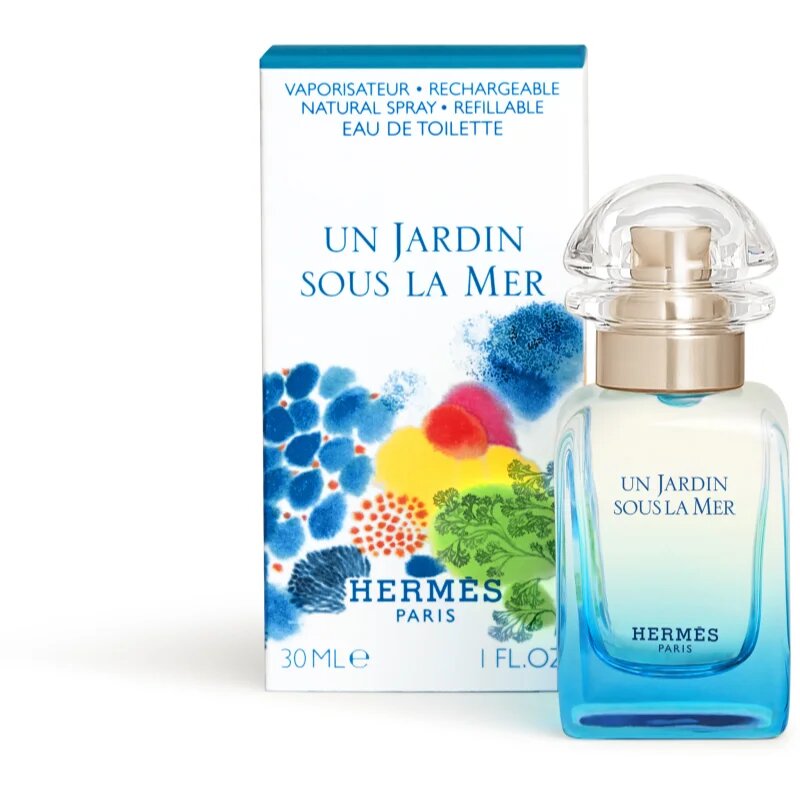 HERMÈS Parfums-Jardins Collection Un Jardin Sous la Mer Eau de Toilette utántölthető unisex 30 ml