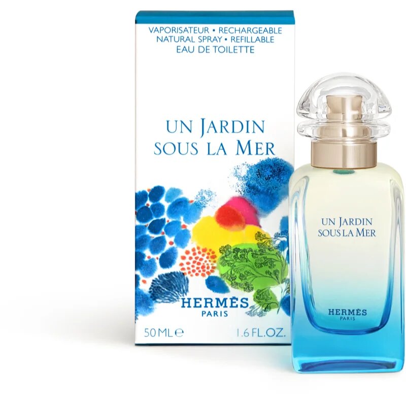 HERMÈS Parfums-Jardins Collection Un Jardin Sous la Mer Eau de Toilette utántölthető unisex 50 ml