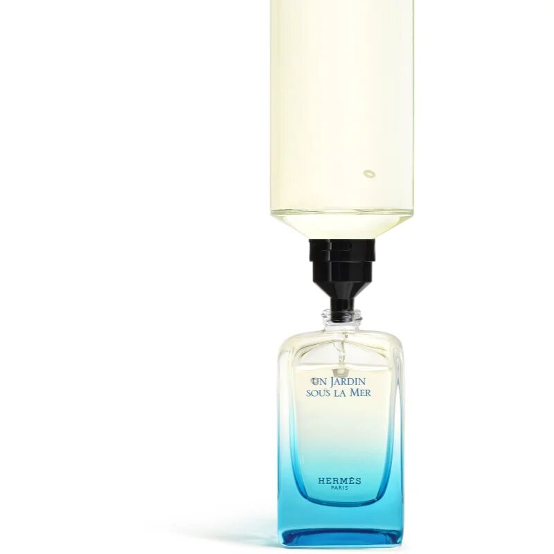 HERMÈS Parfums-Jardins Collection Un Jardin Sous la Mer Eau de Toilette utántölthető unisex 50 ml