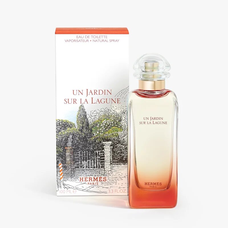 HERMÈS Parfums-Jardins Collection Un Jardin Sur La Lagune Eau de Toilette utántölthető unisex 100 ml