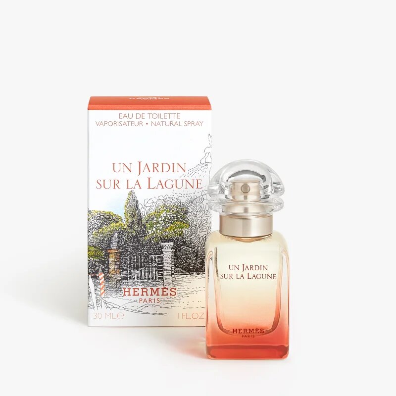 HERMÈS Parfums-Jardins Collection Un Jardin Sur La Lagune Eau de Toilette utántölthető unisex 30 ml