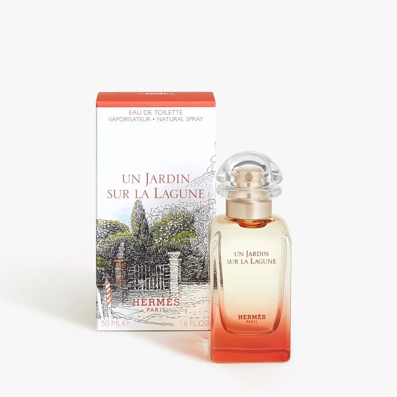 HERMÈS Parfums-Jardins Collection Un Jardin Sur La Lagune Eau de Toilette utántölthető unisex 50 ml