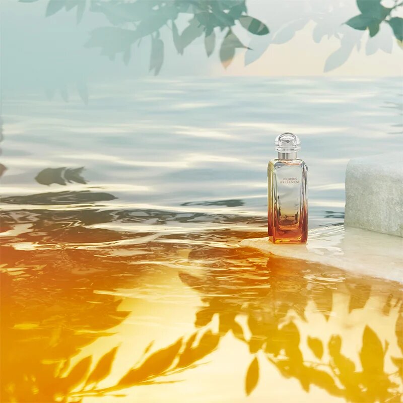 HERMÈS Parfums-Jardins Collection Un Jardin Sur La Lagune Eau de Toilette utántölthető unisex 50 ml