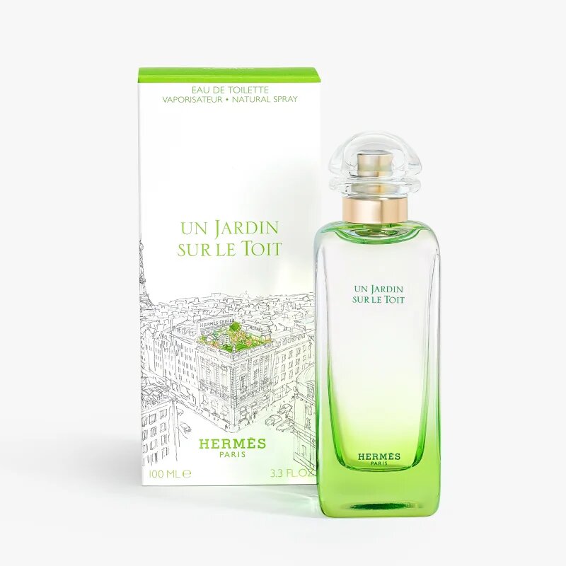HERMÈS Parfums-Jardins Collection Un Jardin Sur Le Toit Eau de Toilette utántölthető unisex 100 ml