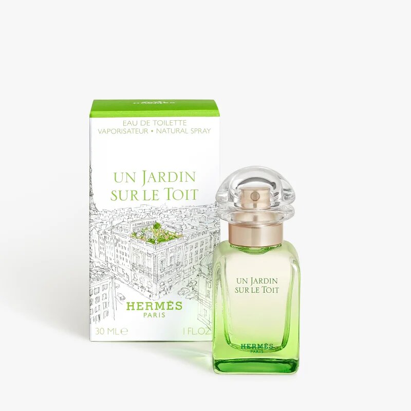 HERMÈS Parfums-Jardins Collection Un Jardin Sur Le Toit Eau de Toilette utántölthető unisex 30 ml