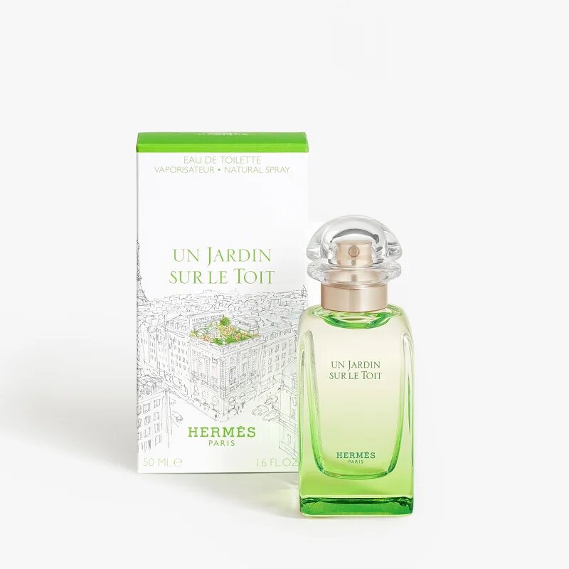 HERMÈS Parfums-Jardins Collection Un Jardin Sur Le Toit Eau de Toilette utántölthető unisex 50 ml