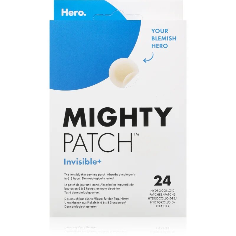 Hero Cosmetics Mighty Patch Invisible sebtapasz pattanások ellen 24 db