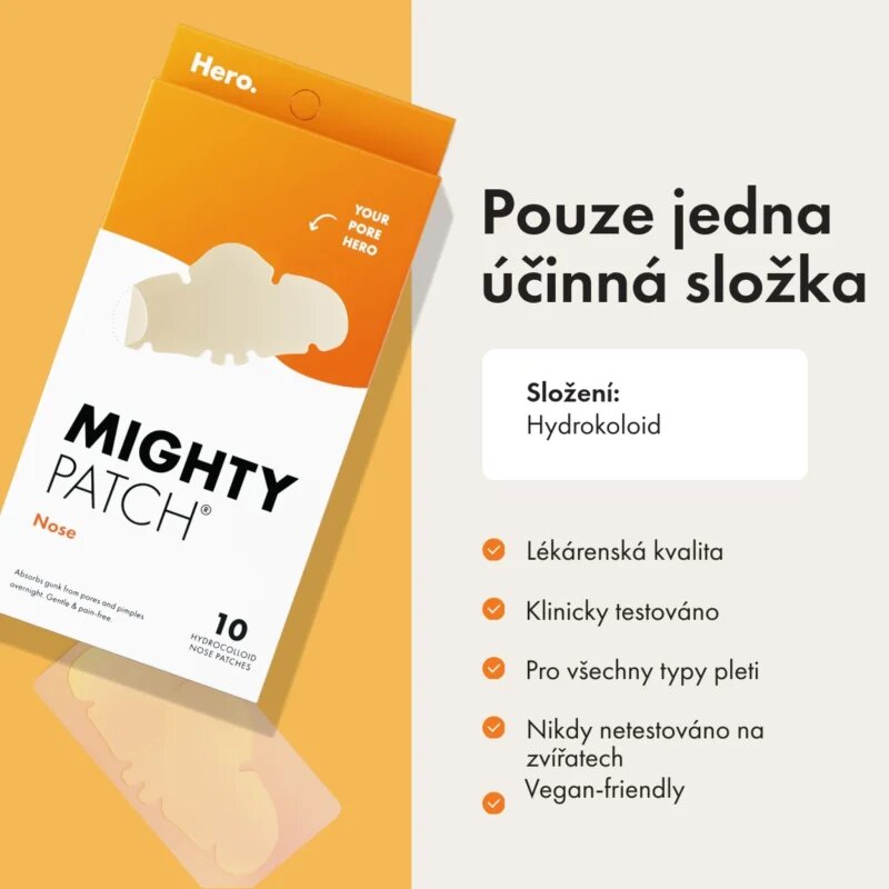 Hero Cosmetics Mighty Patch Nose tapasz problémás bőrre 10 db