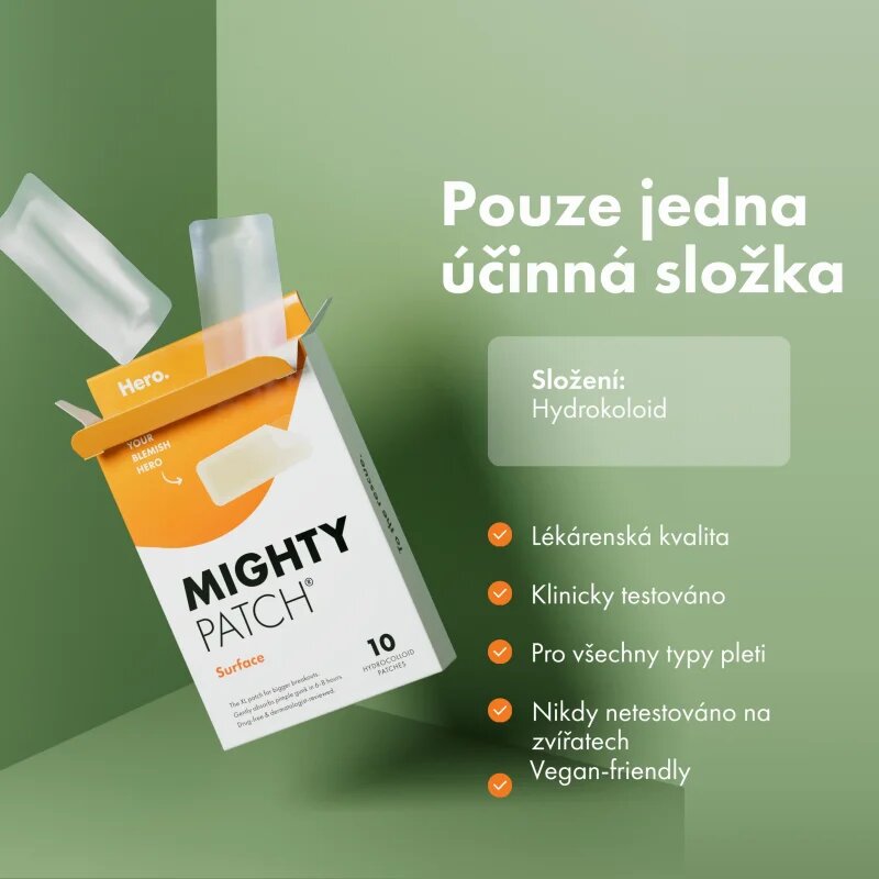Hero Cosmetics Mighty Patch XL tapasz problémás bőrre 10 db
