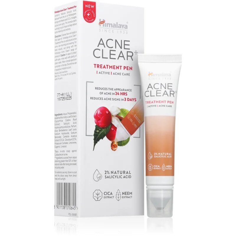 Himalaya Herbals Acne Clear+ Treatment Pen helyi ápolás pattanásos bőrre 15 ml