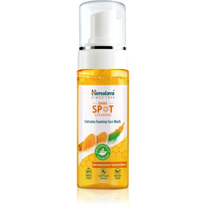 Himalaya Herbals Dark Spot Clearing Curcuma tisztító hab az arcra 150 ml