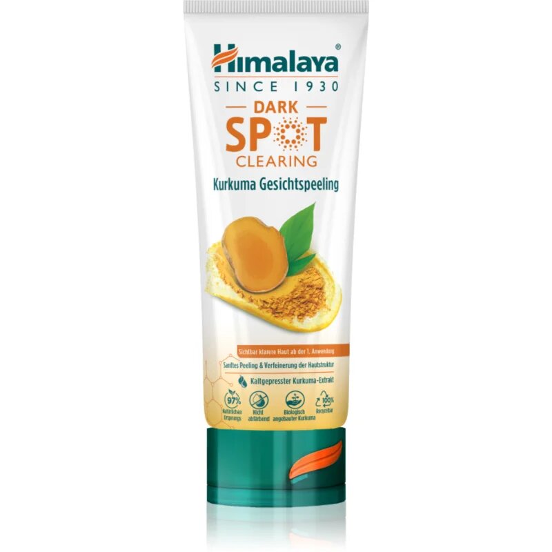 Himalaya Herbals Dark Spot Clearing Curcuma tisztító peeling a mitesszerek ellen 75 ml