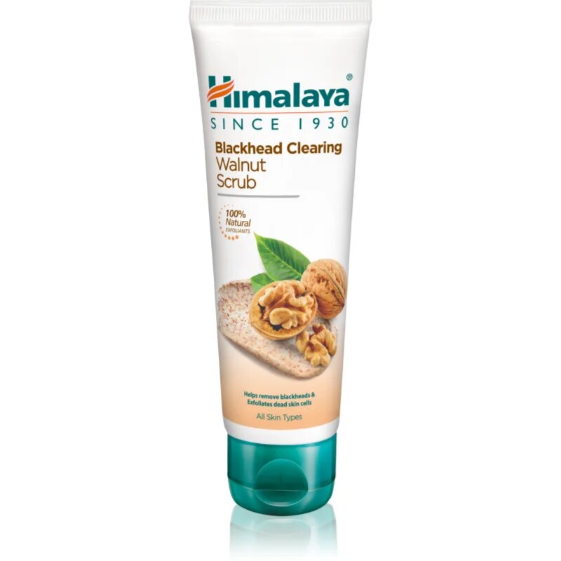 Himalaya Herbals Gentle Exfoliating Walnut Scrub tisztító peeling az arcra 75 ml