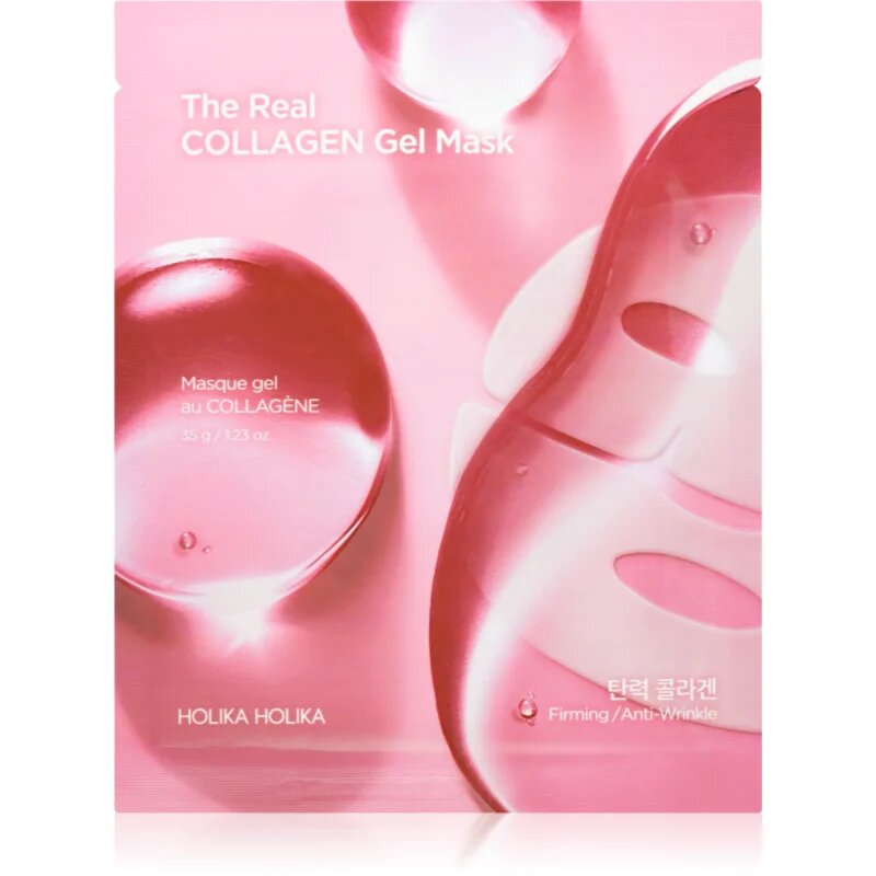 Holika Holika The Real Collagen Gel Mask arcmaszk kollagénnel 35 g