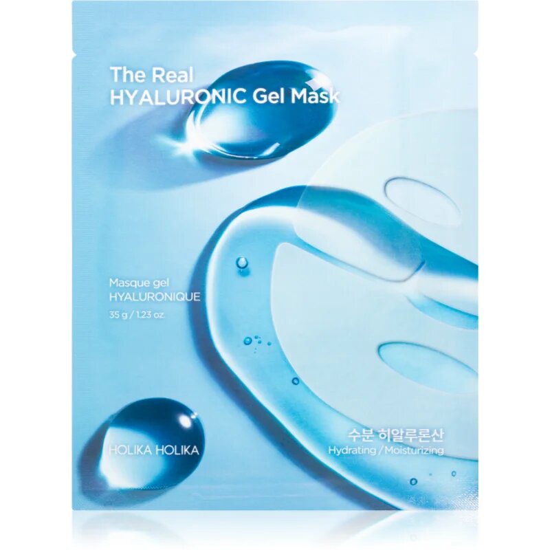 Holika Holika The Real Hyaluronic Gel Mask hidratáló gézmaszk géles textúrájú 35 g