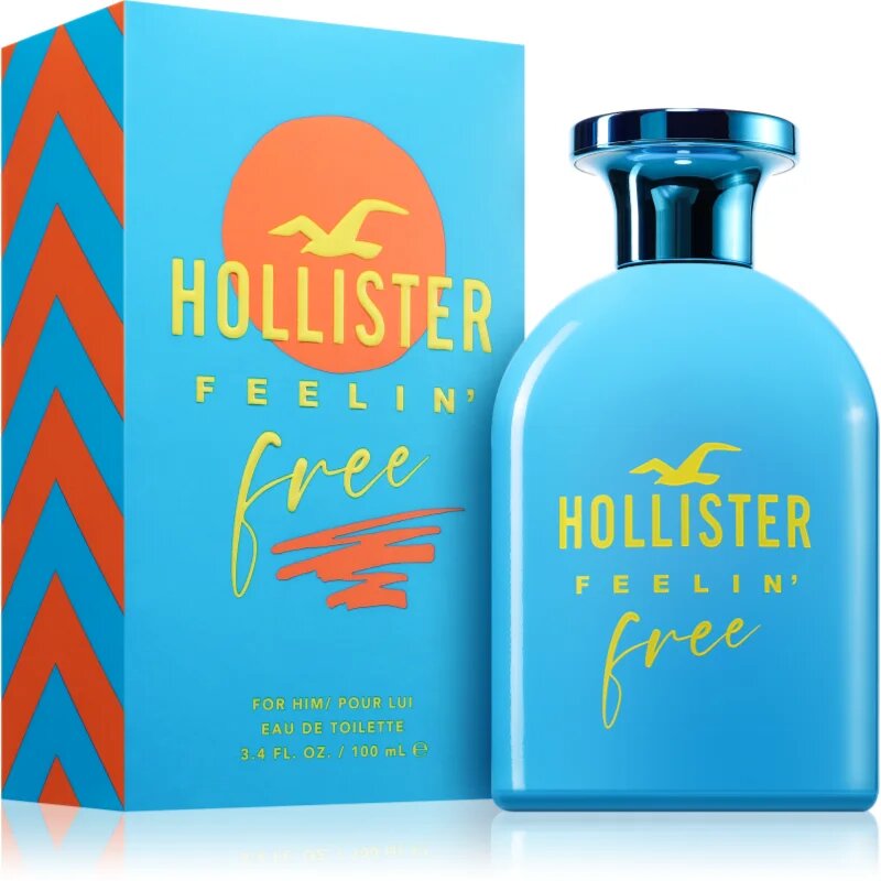 Hollister Feelin´ Free For Him Eau de Toilette uraknak 100 ml