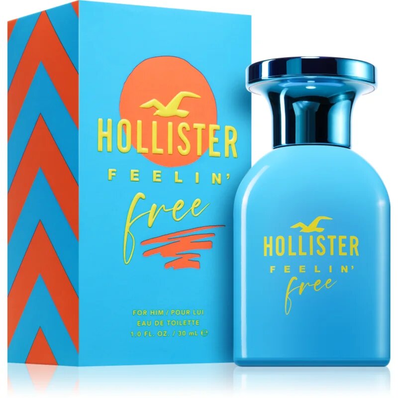 Hollister Feelin´ Free For Him Eau de Toilette uraknak 30 ml