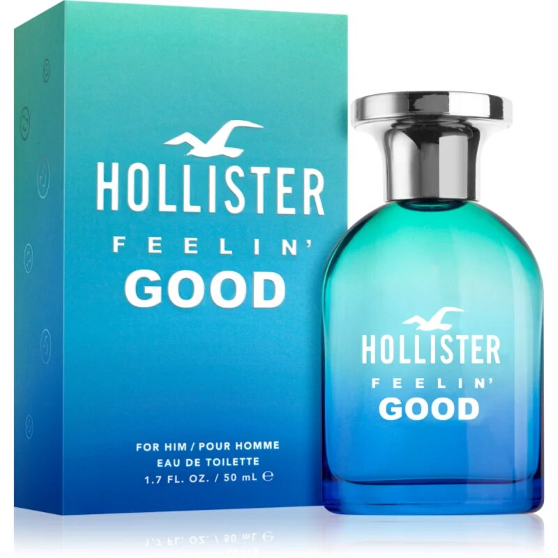Hollister Feelin' Good For Him Eau de Toilette uraknak 50 ml