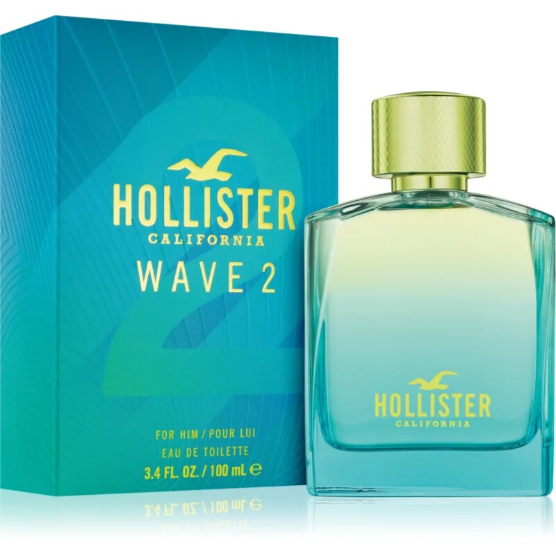 Hollister Wave 2 Eau de Toilette uraknak 100 ml