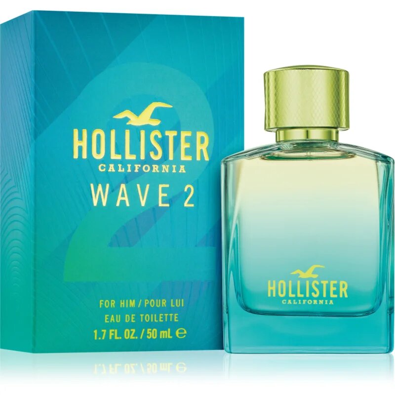 Hollister Wave 2 Eau de Toilette uraknak 50 ml