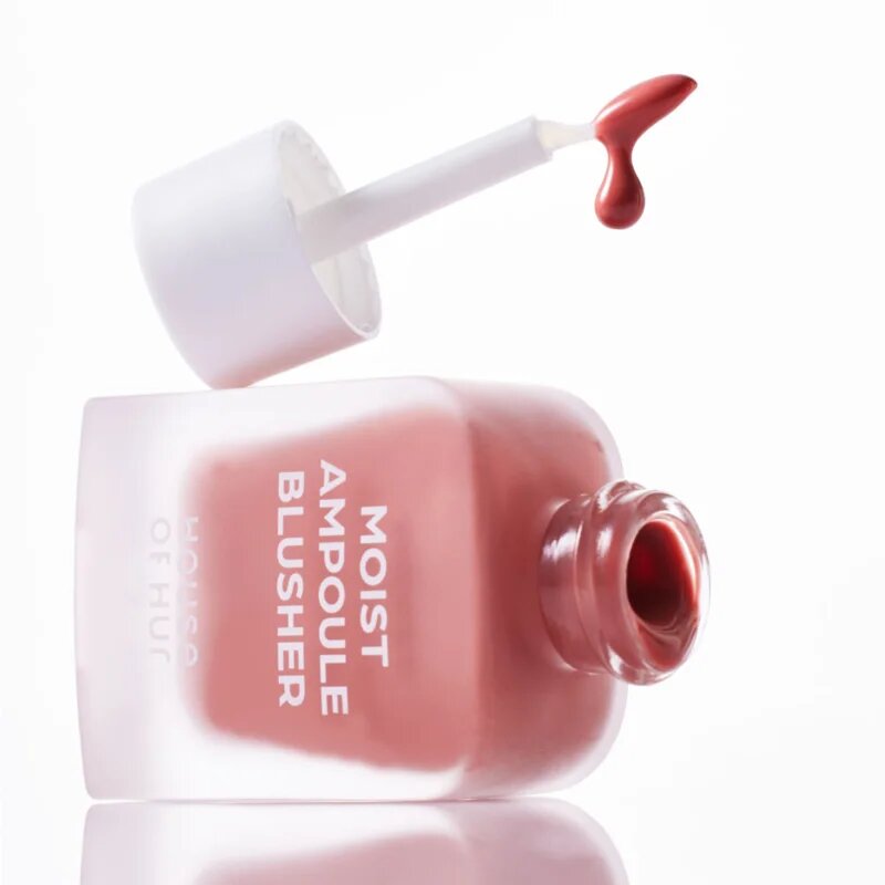 House of Hur Moist Ampoule Blusher folyékony arcpirosító mini árnyalat 03 Rose Brown 10 ml