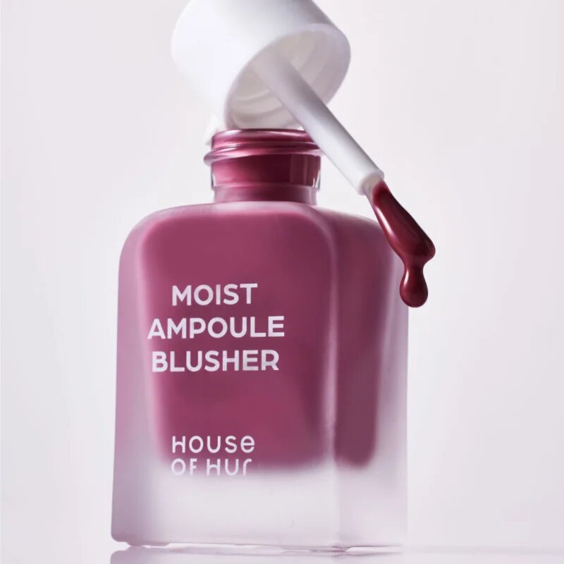 House of Hur Moist Ampoule Blusher folyékony arcpirosító mini árnyalat 08 Berry Purple 10 ml